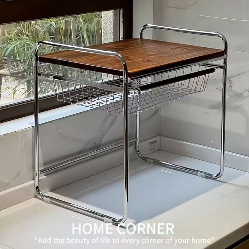 Used Microwave Oven Rack Kitchen Countertop Drawer-Style Oven Air Fryer Countertop Storage Rack Factory Direct Delivery