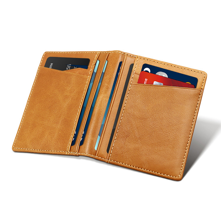 2022 new men's business style fashion vegetarian leather simple card holder wallet manufacturers 2022 new men's business style fashion vegetarian leather simple card holder wallet manufacturers