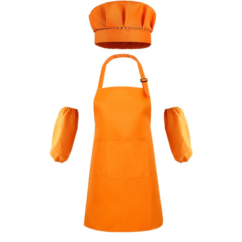 Delantal para niños ropa de pintura impermeable personalizada jardín de infantes galería de arte logotipo de impresión ajustable delantal de publicidad al por mayor