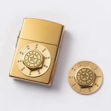 刹车盘贴章煤油打火机个性徽章DIY配饰佐罗zip通用单片可拆卸