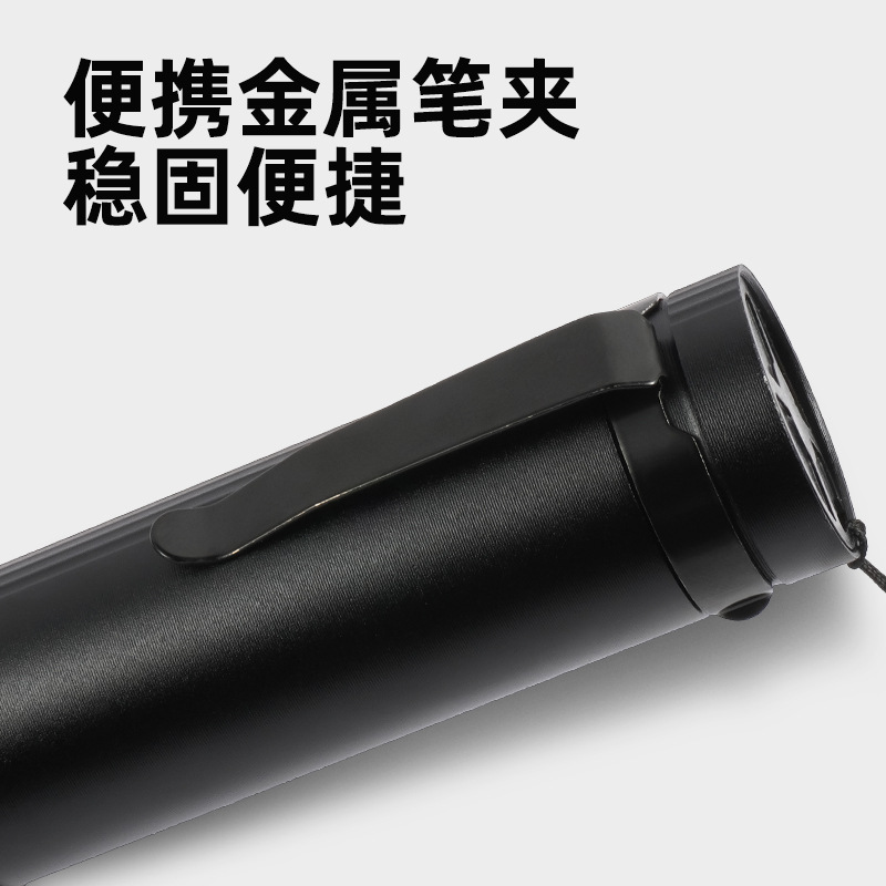 2024 nueva aleación de aluminio P50 COB lámpara lateral de advertencia luz de trabajo luz intensa iluminación al aire libre bolígrafo antorcha