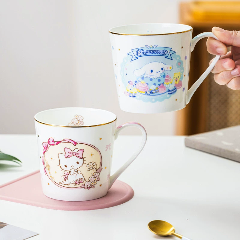 Hello Kitty, мультяшная детская чайная кружка