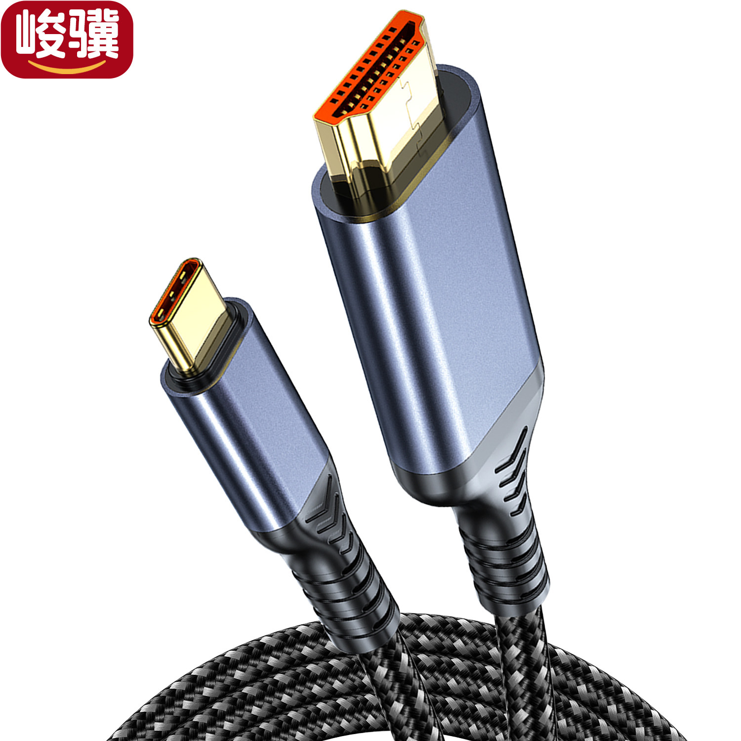 Cable tipo c a HDMI para computadora portátil monitor externo cable de pantalla de proyección de alta definición 4K con cable de pantalla carcasa de aluminio image 10