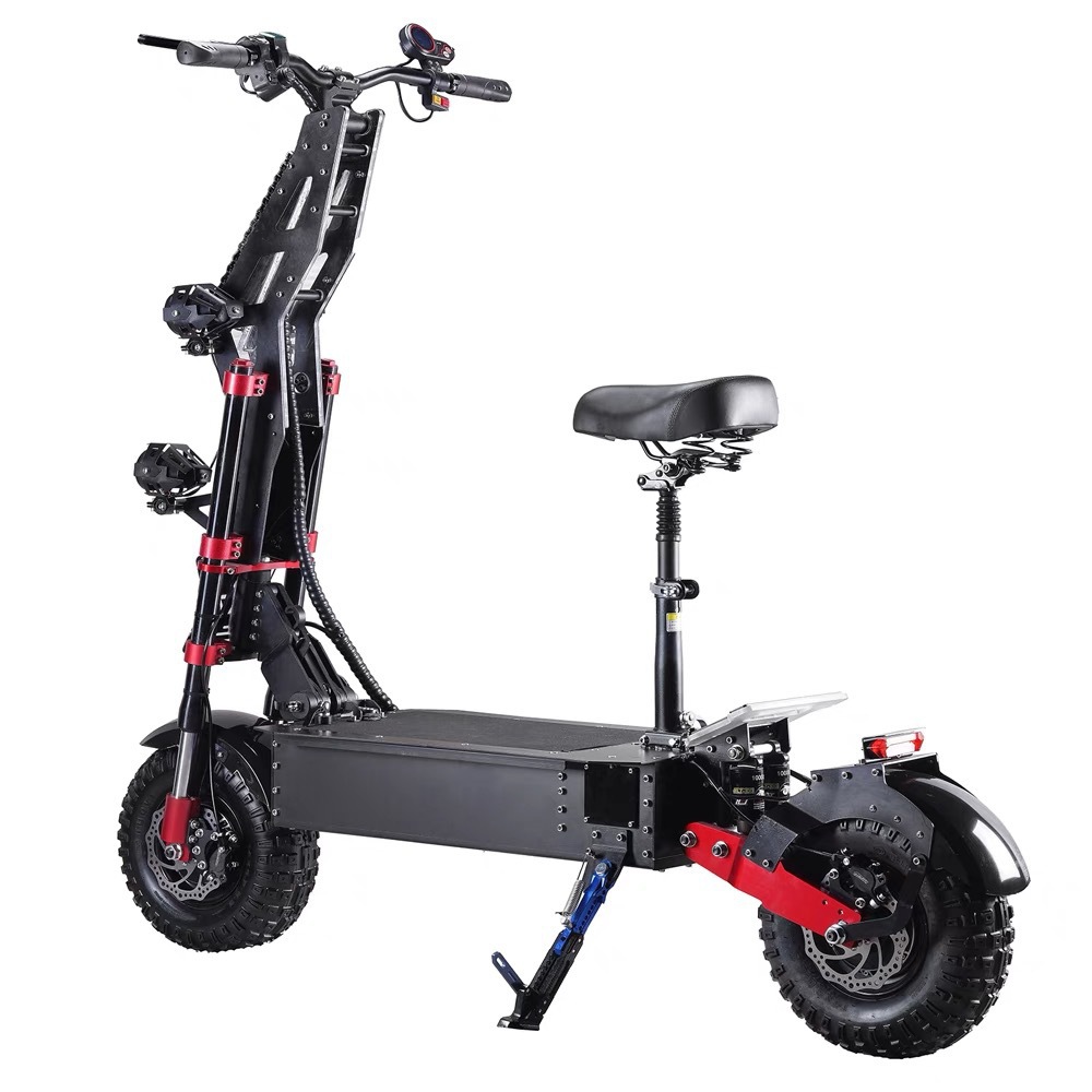 Retuol 14inch High-Power High-Speed Off-Road Dual-Drive Electric Scooter Foldableing Battery Scooter Dropshipping
