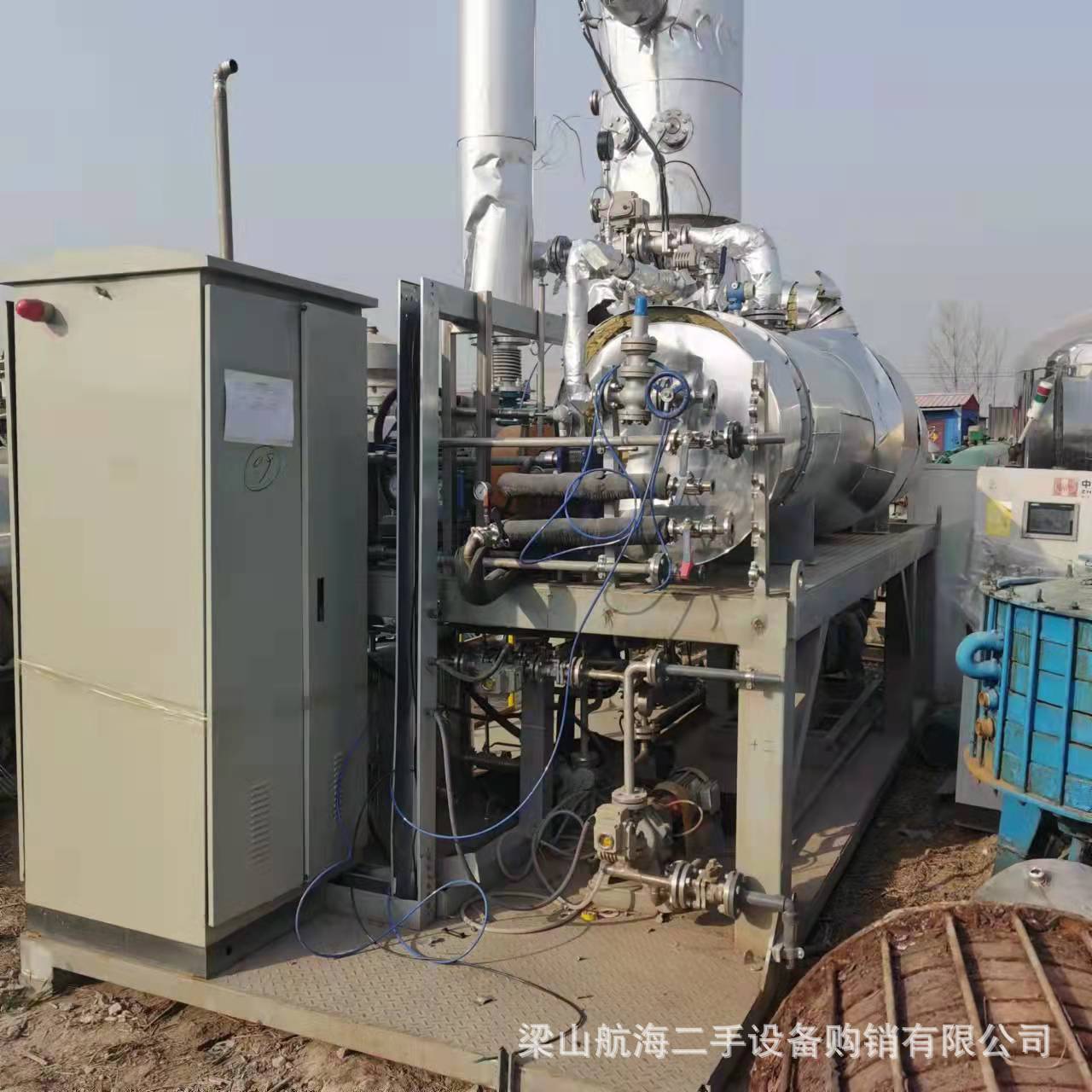 二手MVR蒸发器 单双效浓缩强制循环蒸发器  多效废水蒸发器  回收