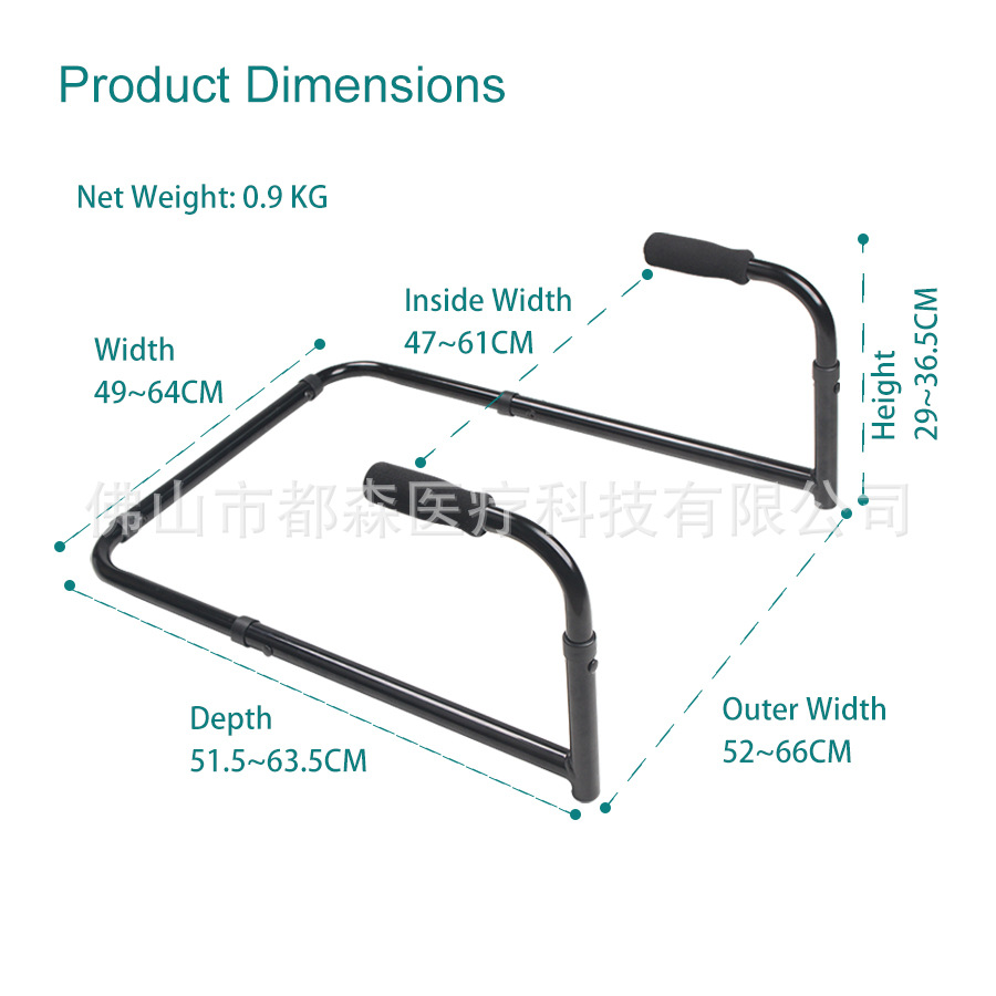 검정색 원형 튜브 모델(폼 손잡이)