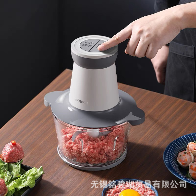 Lrk-1010 Ninglu Meat Grinder Household Electric Stainless Steel Meat Grinder Multifunctional Garlic Paste Food Supplement Machine