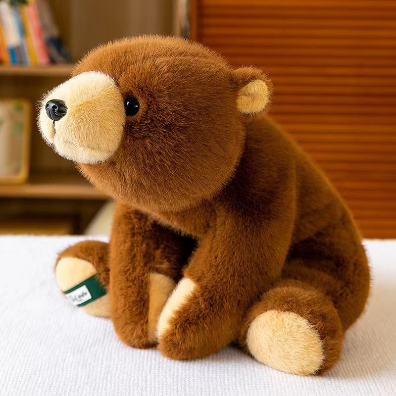 Muñecas tribales de peluche panda simulación de muñecas osos marrones osos polares almohada regalo de vacaciones de novia