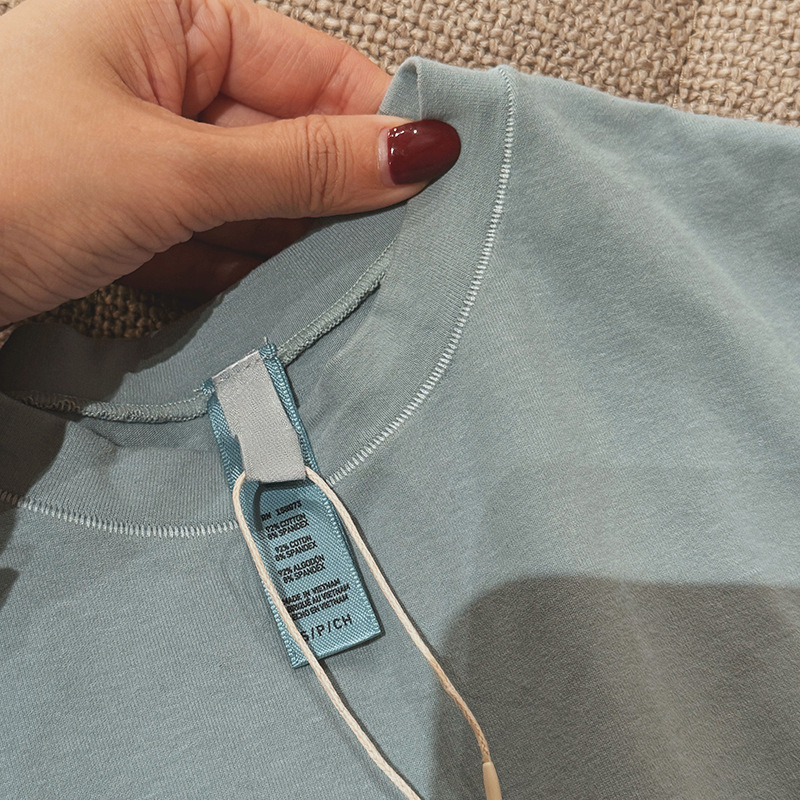 新款卡戴珊cotton jersey棉质25新款女秋冬季卫衣打底衫紧身款|undefined
