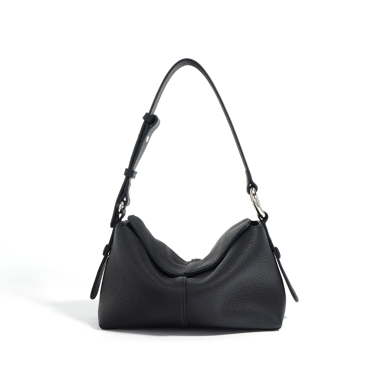 New Spring Underarm Bag Top Grain Cowhide Crossbody Bag Versatile Genuine Leather Handbag Shoulder Bag For Women's Commute - Thumbnail 7