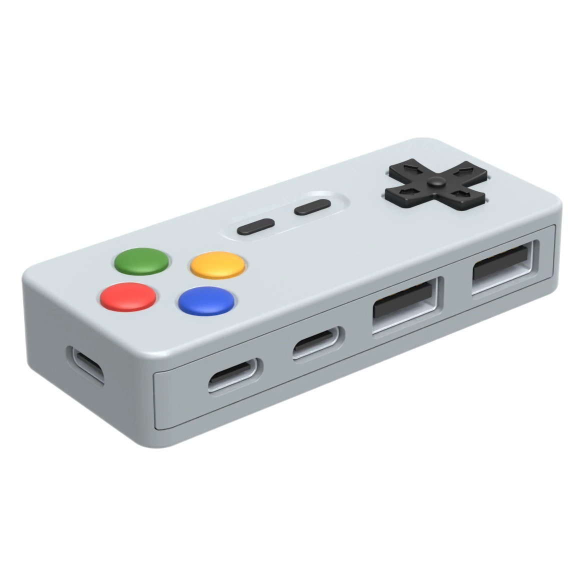 Творческая личность мультяшная игровая модель HUB четыре-в-одном Многопортовая клавиатура расширения для мыши U-образный преобразователь диска Разъем