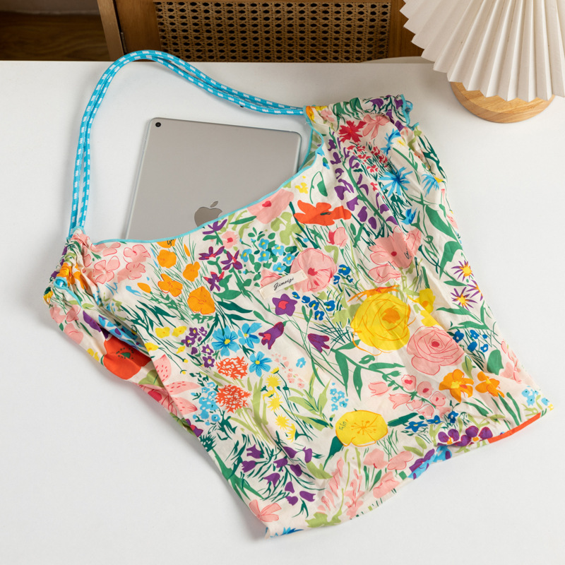Women's Basic Classic Style Flower Polyester Shopping Bags display picture 7