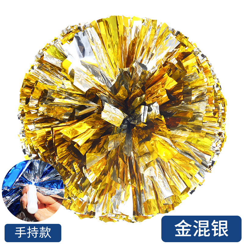 Porristas Bola de flores porristas mano flor mano sacudida flor danza rendimiento mano flor porristas flor bola de color rendimiento