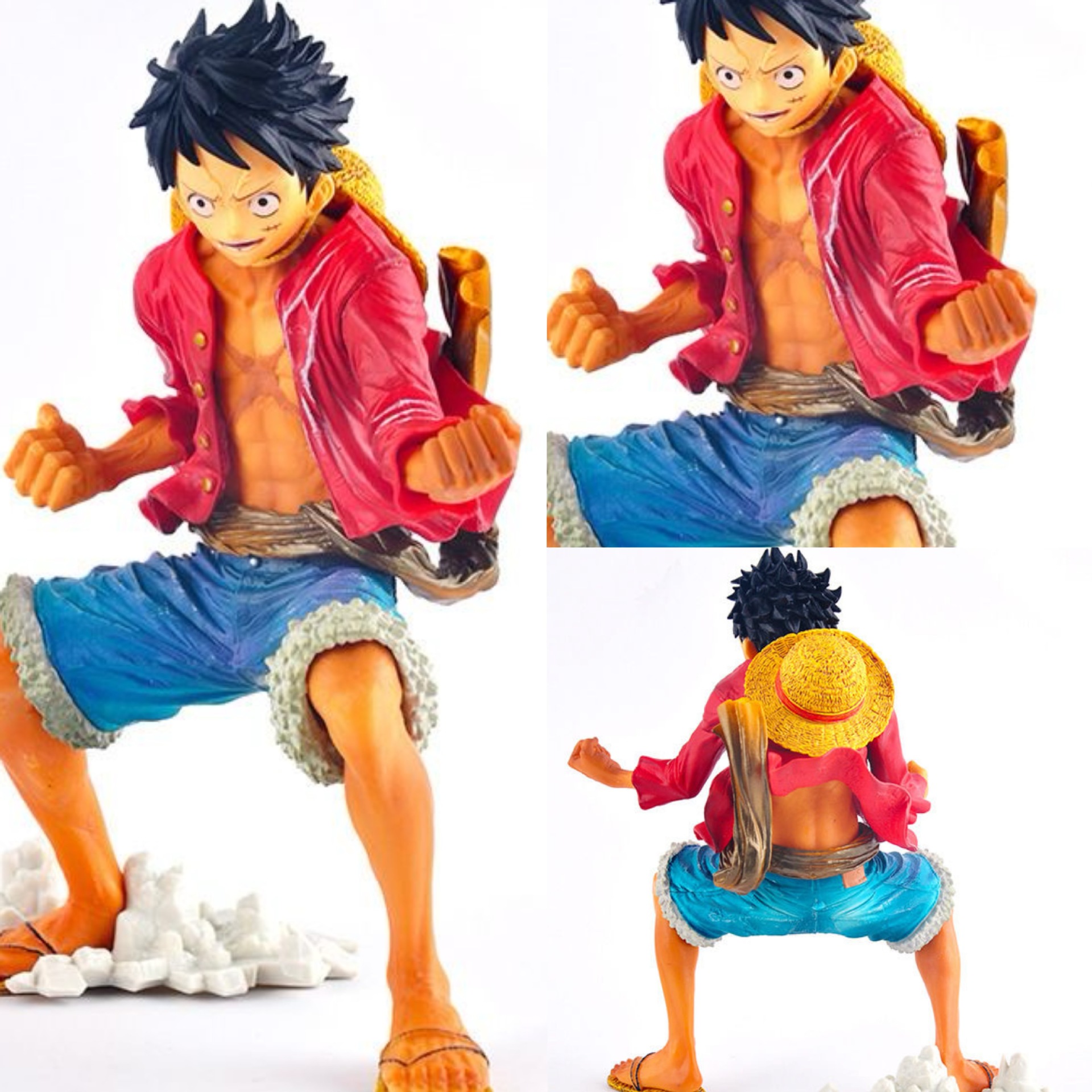 Uno de los piratas muñeca de oficina modelo de pastel decoración Q versión Luffy Sauron Ace Sanji Joba conjunto completo de anime