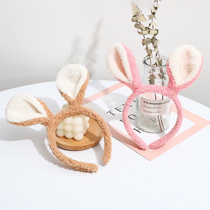 Cross -border Teddy Velto Rabbit Hoop Holes Terry Rabbit Ear…