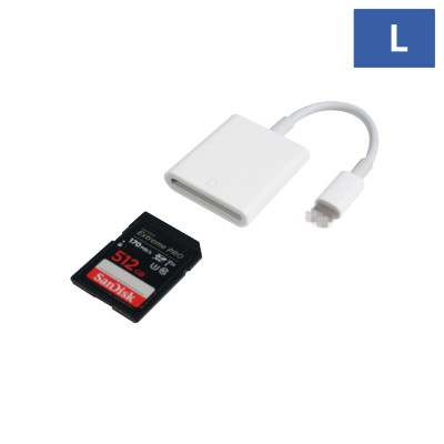 Apply to Apple Android mobile phone CF SD TF camera Memory card Read iPhone12 iPad card reader