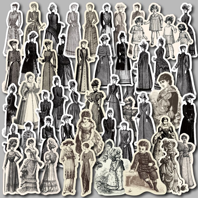 Retro Background Stickers collection image