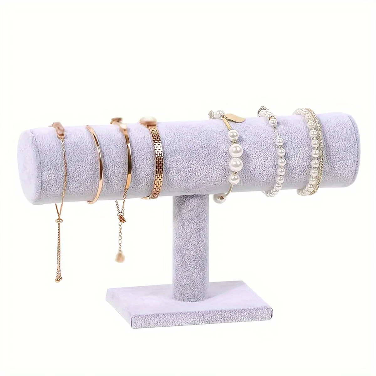 Single layer gray velvet