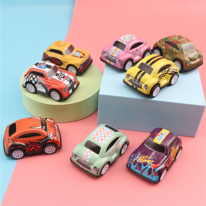 Mini Cartoon Pull-Back Car Toy Tin Car Children's Racing Creative Kindergarten Small Prizes Wholesale Alloy Mini Cartoon Pull-Back Car Toy Tin Car Children's Racing Creative Kindergarten Small Prizes Wholesale Alloy