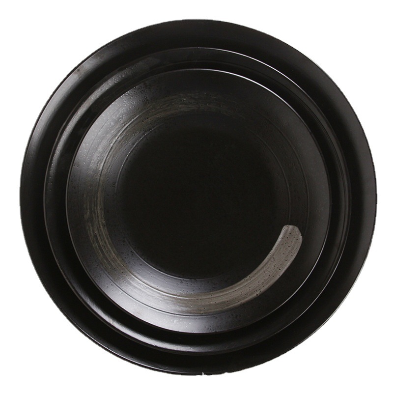 Tamaño grande 12 pulgadas estilo ins platos de cena de cerámica