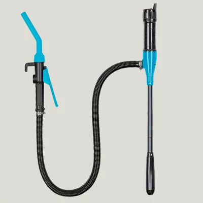 Cross-border bestseller: Controllable flow nozzle electric oil pump, car fuel tank oil extractor, battery-powered oil suction pipe (Kempinq və səyahət) - large-gun-blue