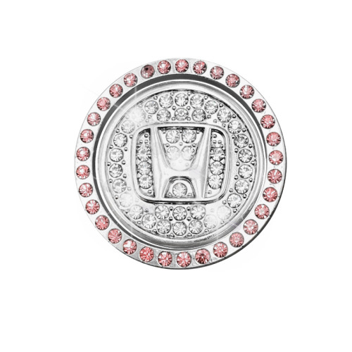 Cross-border car diamond-studded one-touch start button decoration sticker, in-car diamond decoration ring ignition switch decoration ring