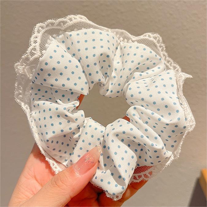 大腸シュシュレース少女感髪ひも高弾力髪ゴムかわいい髪ひも|undefined