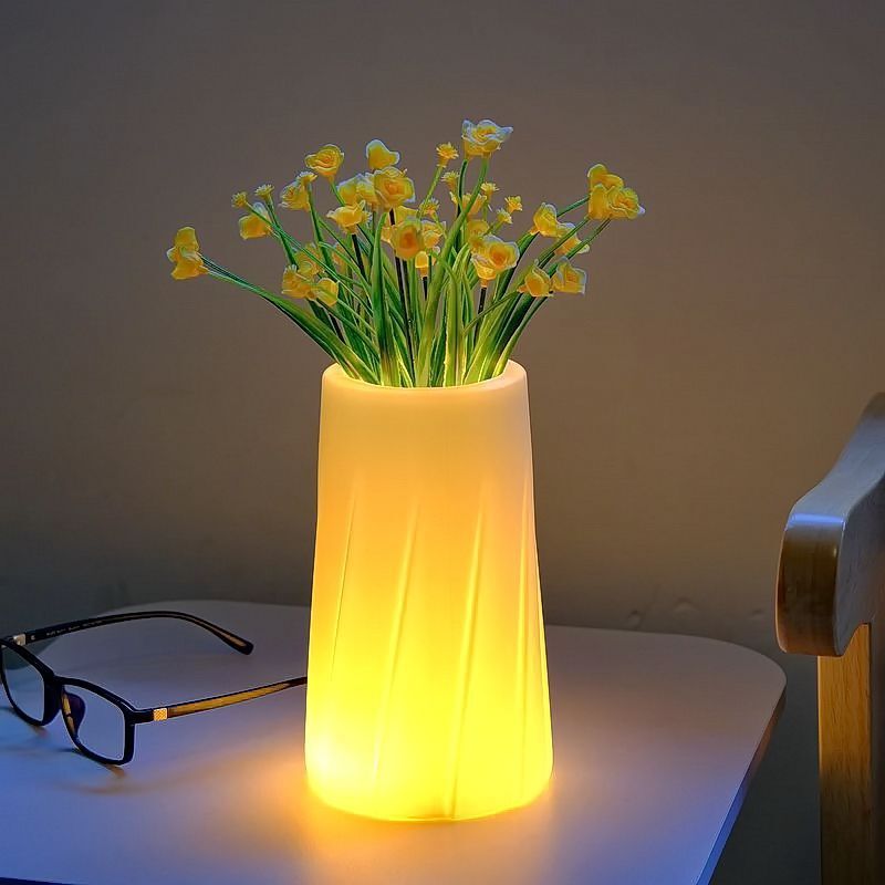 2025 High-Looking Small Fresh Led Energy-Saving Desktop Plastic Decoration Home Warm Light Luminous Table Lamp Night Light