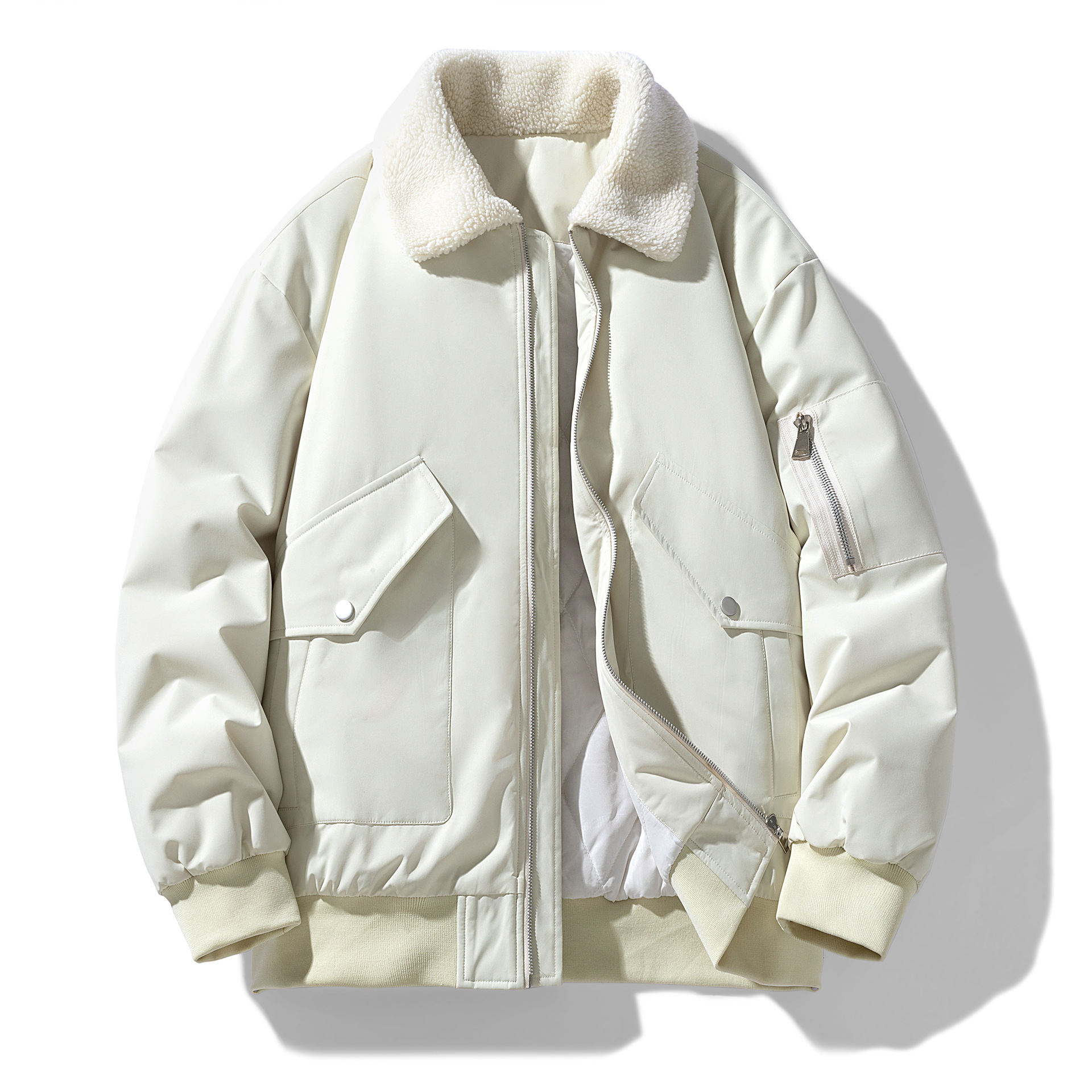 M - 8XL tamaño extra MA - 1 algodón plumón de vuelo para hombres con un aumento de peso de tamaño más grande chaqueta de béisbol casual gruesa