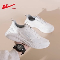 National trend of back-to-back casual sports shoes, increased height, shock-absorbing, fly-woven mesh, breathable, versatile, soft-soled running shoes for couples
