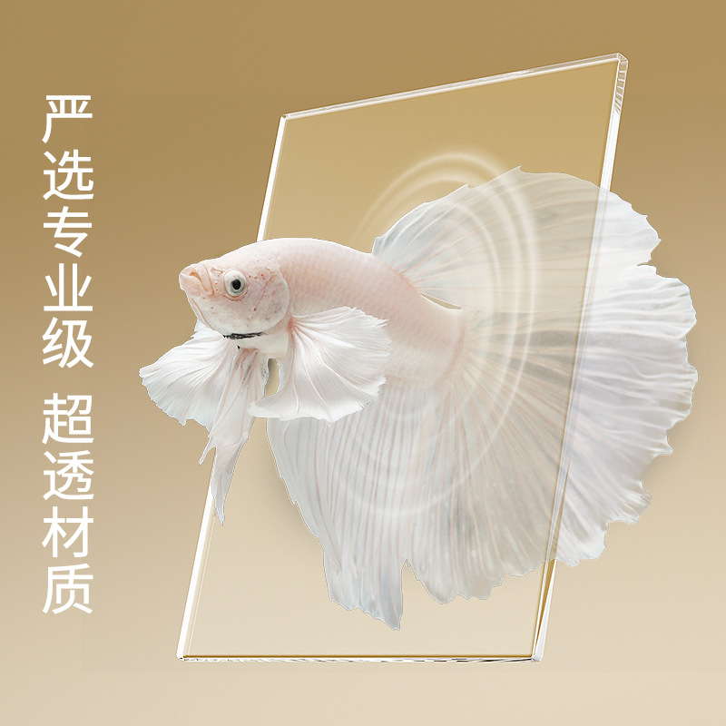 Taco de pescado sala de estar doméstica pequeña y mediana mesa doméstica pequeña jaula de peces dorados de lujo acuario ecológico ornamental de peces