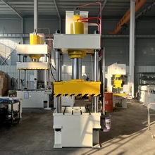 定制三梁四柱液压机粉末成型伺服控制复合材料压制汽车配件压力机