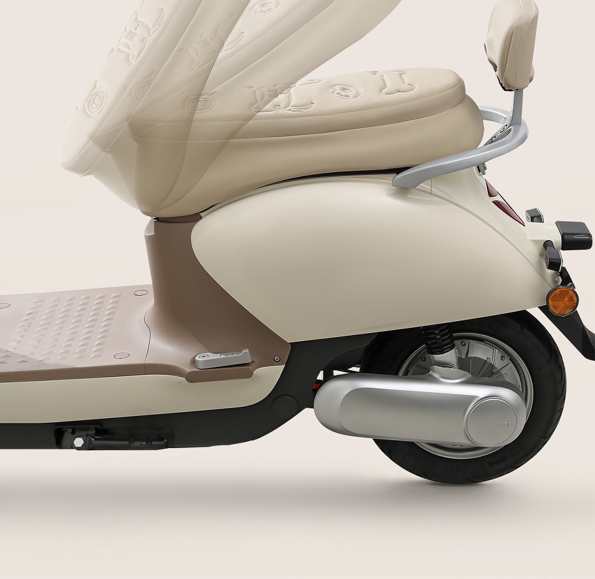 Suitable for Electric Vehicle Seat Cushion Cover Thickened Sponge Shock-Absorbing Leather Wear-Resistant Waterproof Sun Protection Electric Vehicle Comfortable Seat Cushion