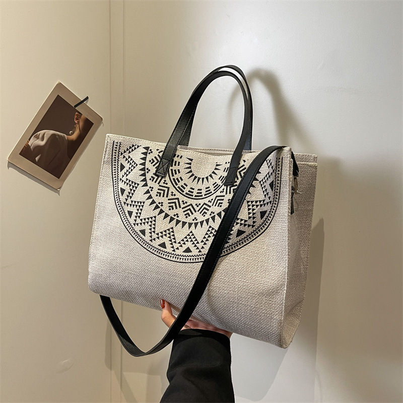 Bolso de mano de gran capacidad para mujer 2023 otoño e invierno nuevo estilo salvaje ins bolso de mensajero de un solo hombro coreano