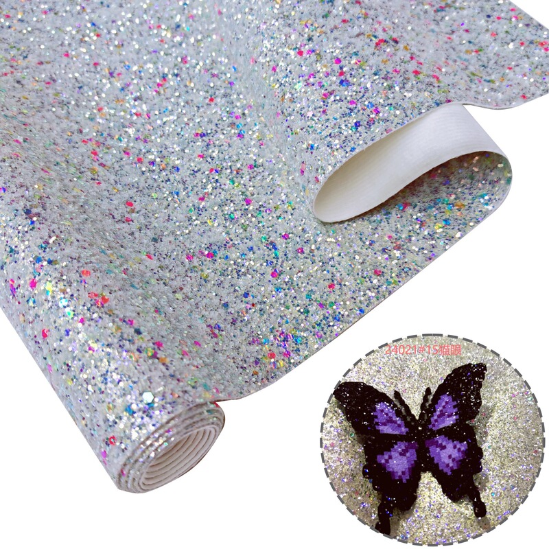Sharon Leather Wholesale Colorful Cat's Eye Purple Glitter Imitation Cotton Velvet Small Roll Transparent Non-Dyeing Bead Ironing Fabric Sharon Leather Wholesale Colorful Cat's Eye Purple Glitter Imitation Cotton Velvet Small Roll Transparent Non-Dyeing Bead Ironing Fabric