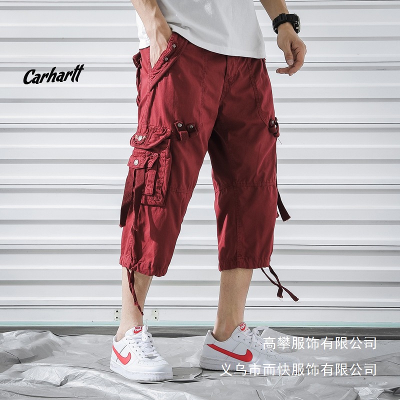 Casual Cropped Pants Men's Workwear Trendy Casual Pants Korean Style Shorts Sports Pants Wholesale