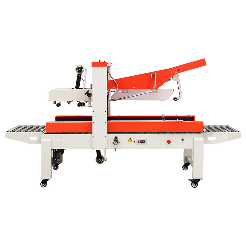 Dingye FXJ5050Z máquina de sellado de cartón plegable automático semiautomático máquina de sellado de cinta plegable máquina de empaque
