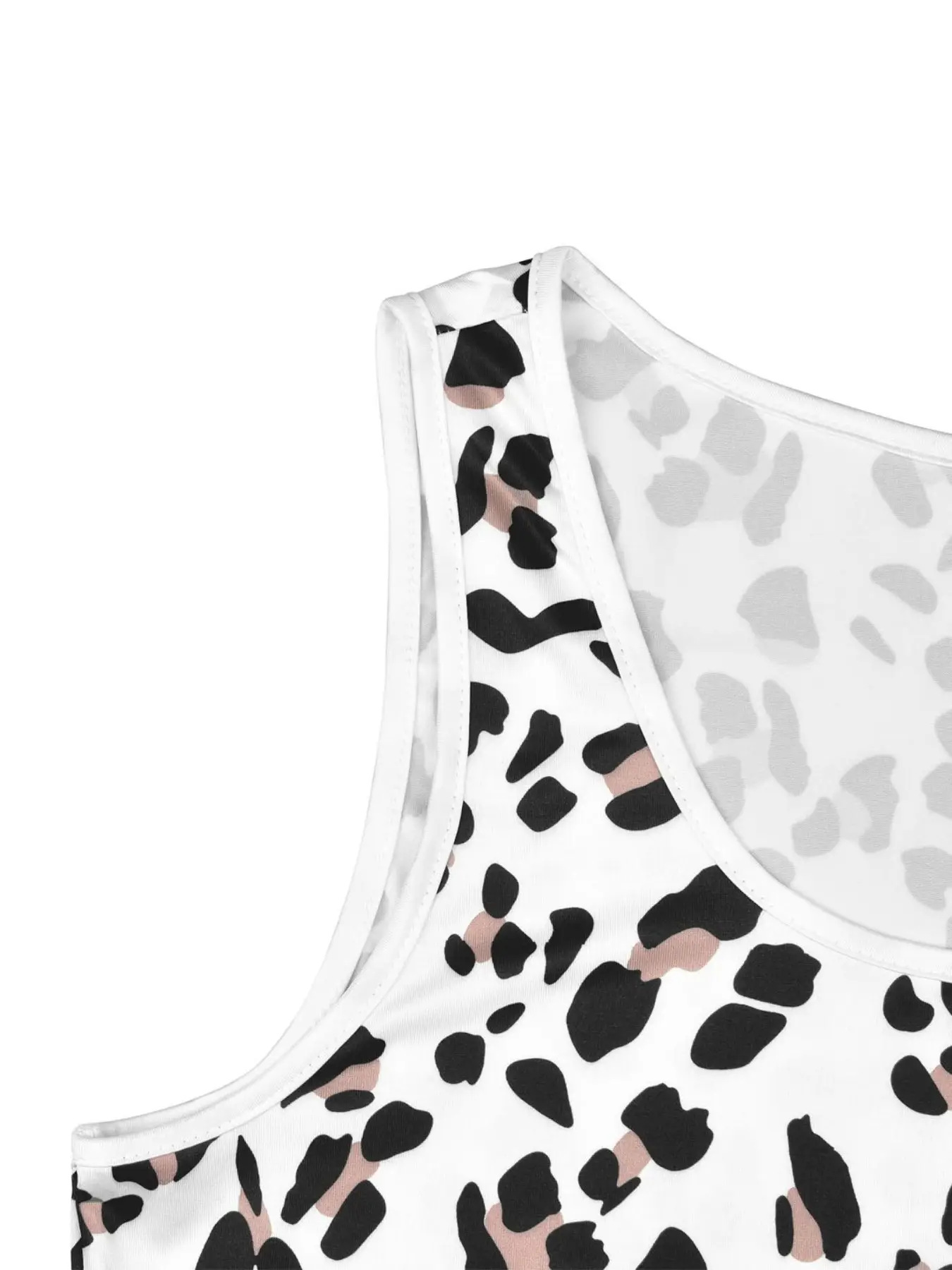 ChicShe Cross-Border European And American Plus Size Casual Leopard Print Tank Top Shorts Pyjama Two-Piece Set_voghion.com