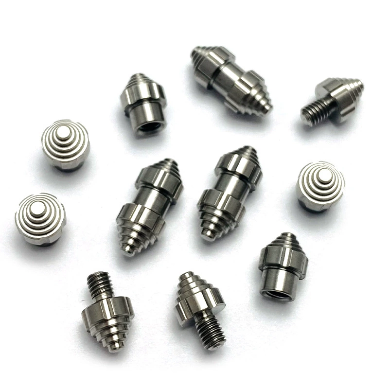 Диск ножа из титанового сплава, кнопка складного ножа, производство с ЧПУ из титанового сплава, открывающиеся и закрывающиеся гвозди, винты для открывания и закрывания инструментов