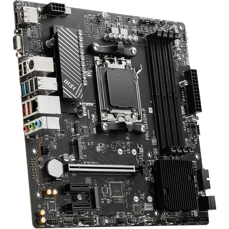 Applicable AMD MSI Pro B650M-P Computer Motherboard AM5 Support 7000 Series