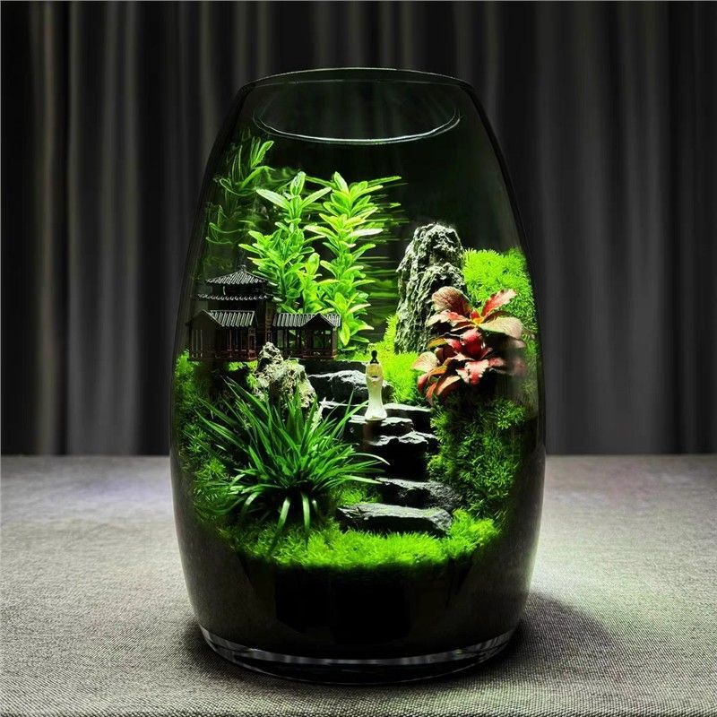 昇進デスクトップ苔マイクロ風景生態ボトル黒神話悟空鉢植えクリエイティブ装飾品オフィス植物|undefined