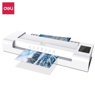 Deli (deli)14318 plastic sealing machine A3 glue machine temperature adjustment file photo film laminating machine