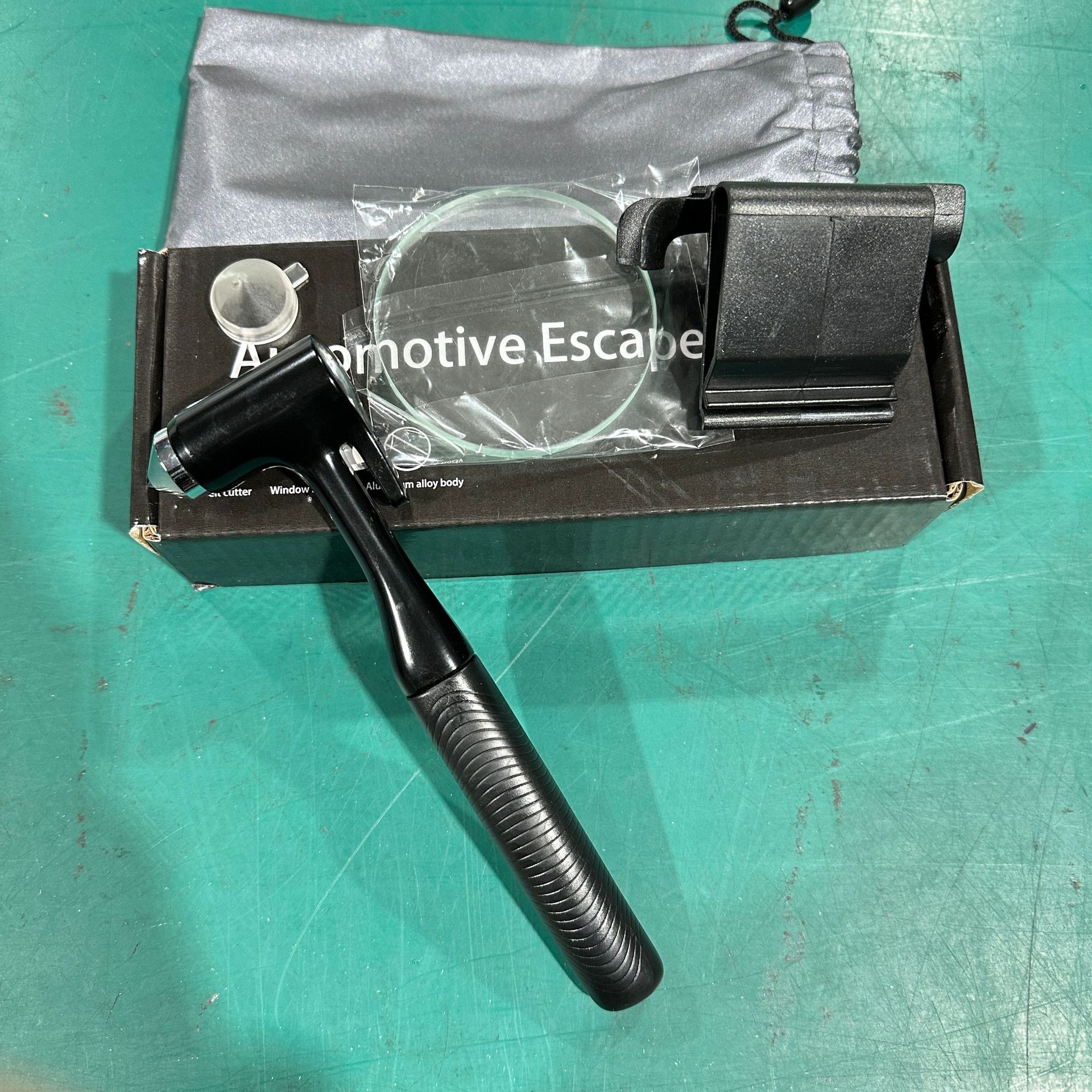 Car Safety Hammer Multifunctional Three-In-One Aluminum Alloy Fire Escape Life-Saving Emergency Window-Breaking Artifact Wholesale