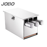 博(JOBO) 不锈钢刀箱 商用刀架 刀座 置物架 3格5格带盖刀箱