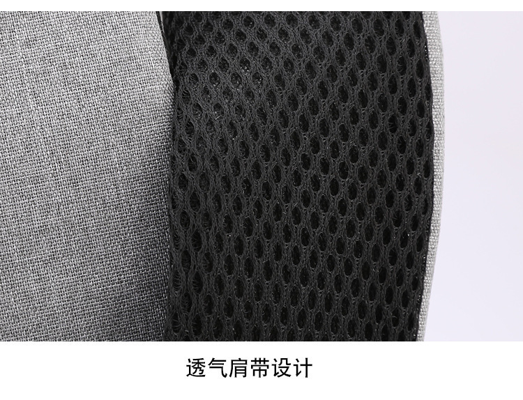 Backpack, large-capacity, high-end backpack, three-piece schoolbag, men's bag, business backpack, multi-functional charging computer bag undefined
