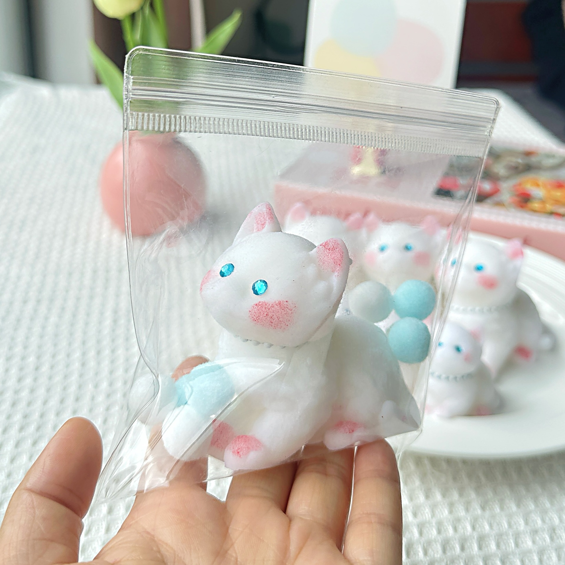 Lodo de la sensación de sufra crema pellizco pellizco Le juguete descompresor chica alta cara rebote lento sensación de agua artefacto descompresor