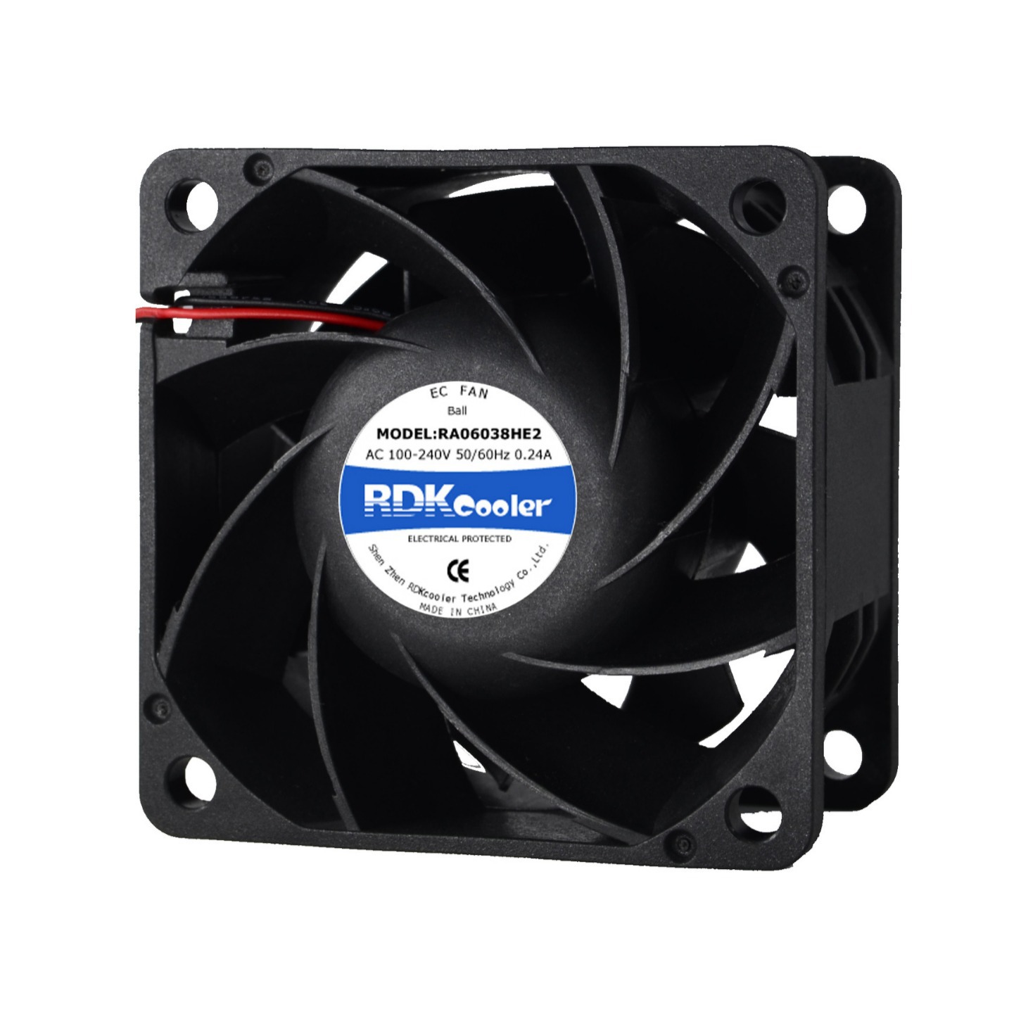 厂家直供EC风扇6038 交流散热风扇大风量风扇 双电压100-240V