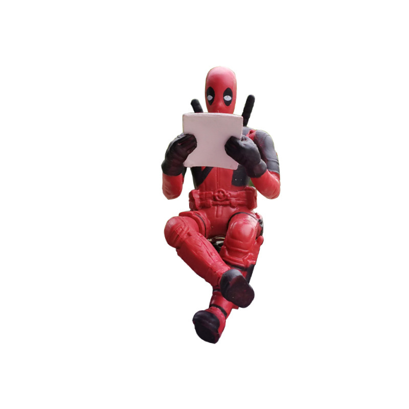 Adornos para el automóvil, accesorios, modelo de estatua de Deadpool de medio cuerpo, adornos para automóviles