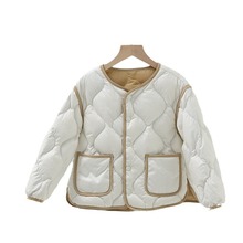 儿童轻薄羽绒服内胆中大童男童女童2024冬新款外套宝宝亲子装90绒