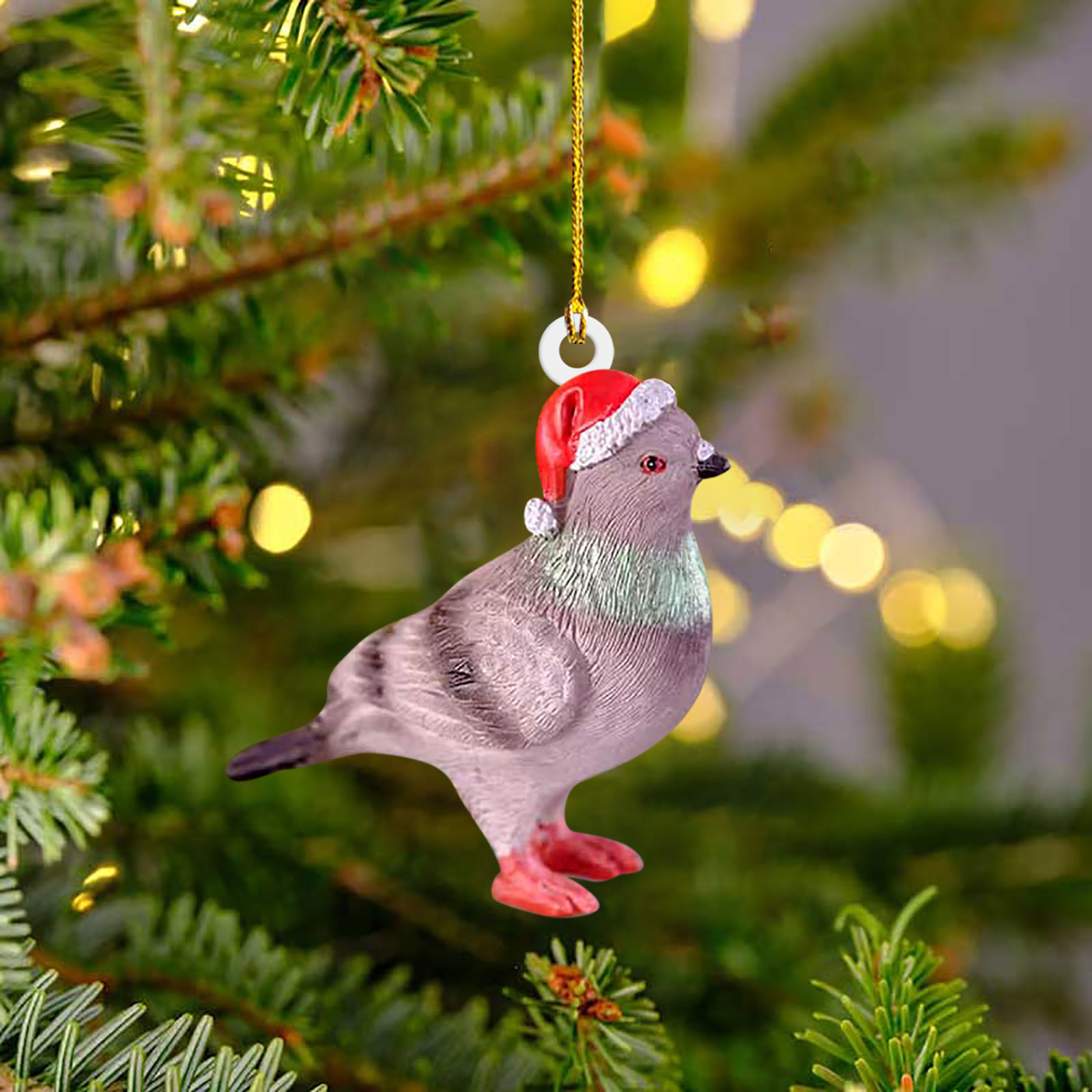 Christmas Cute Animal Arylic Party Hanging Ornaments display picture 3